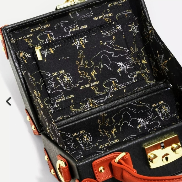 Loungefly Peter Pan ClockTrunk Crossbody Handbag/Very Rare - Picture 3 of 3